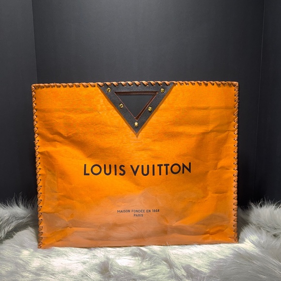 Authentic Louis Vuitton Shopping bag covered in PVC With Handles - Picture 1 of 8